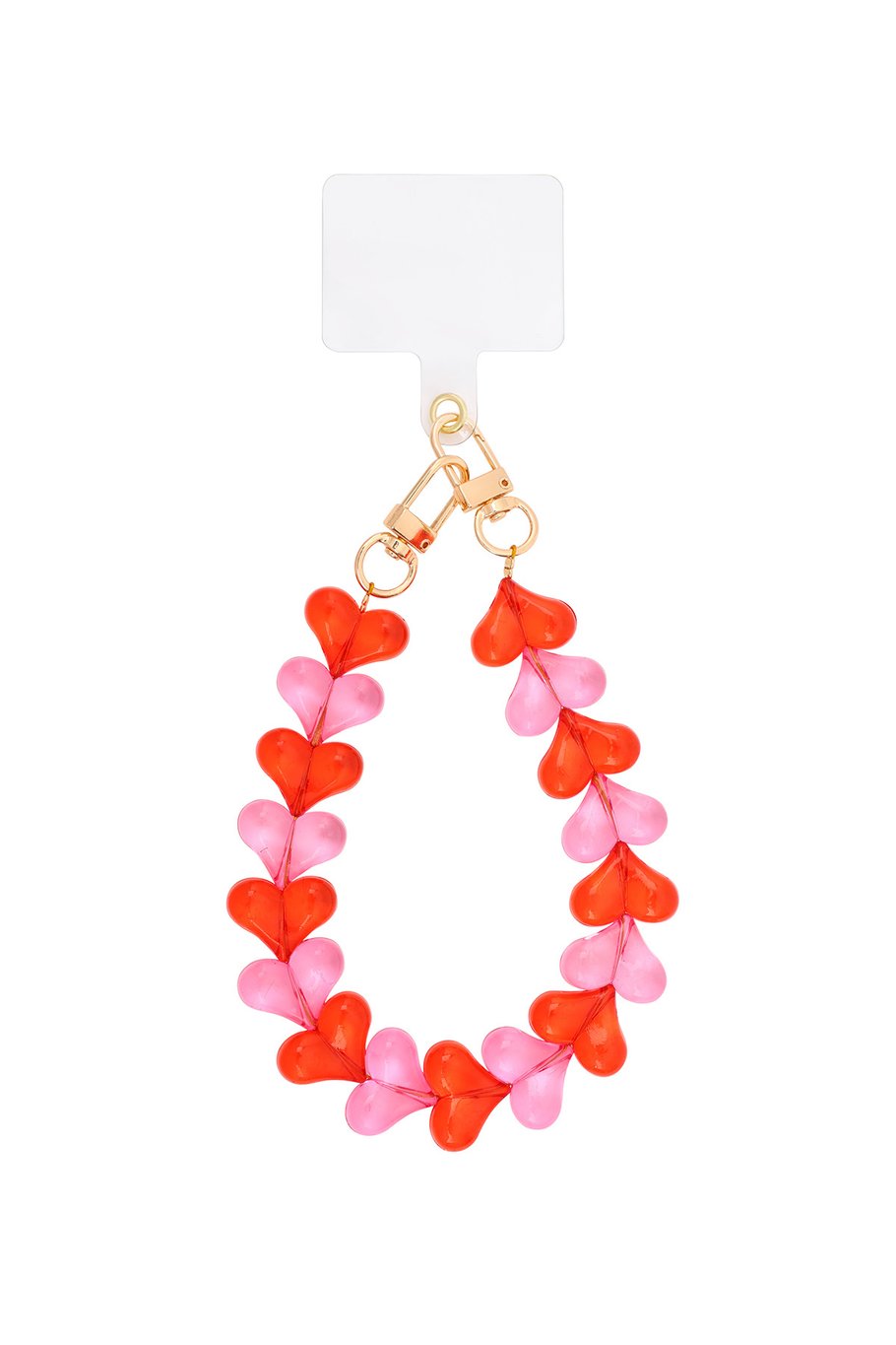 Charme hartjes - rood & roze combi
