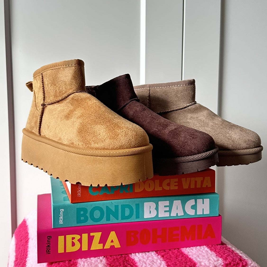 Boots Jayden - Camel (hoge zool)