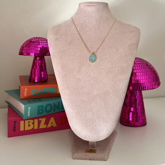 Ketting zeepaardje - blauw